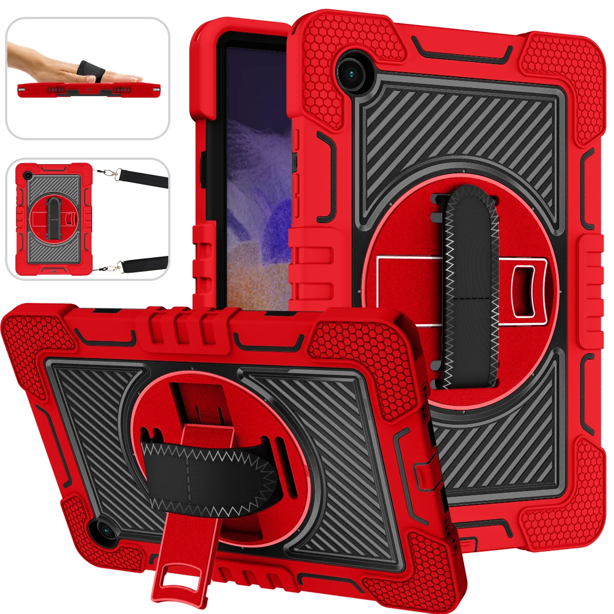 Stand Case For Samsung Tab A11 A9 Plus SM-X230 236B X210 216 A8 10.5 X200 205 207 A7 10.4 T500 T505 T509 A 10.1 T510 T515 Cover