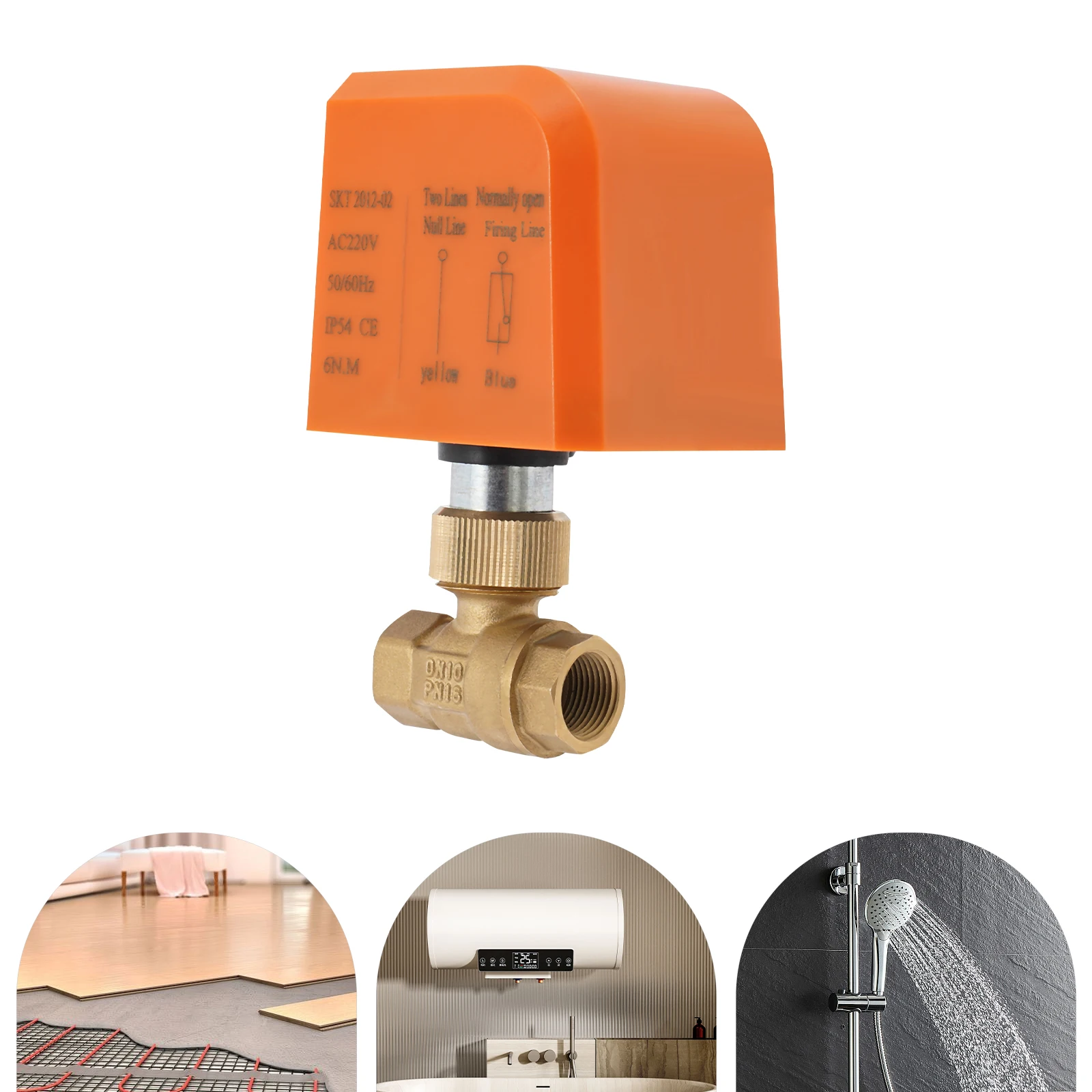 電動ボールバルブ IP54 2線式アクチュエータ G3 8インチ 電動バルブ 水処理 化学石油処理