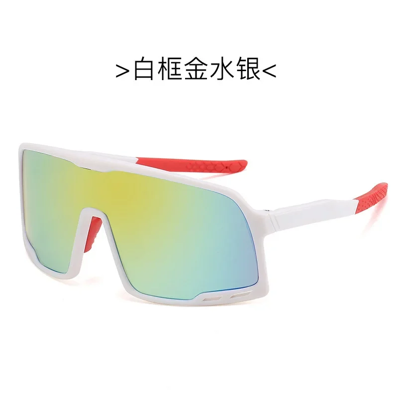 New Cycling Glasses Sports Sunglasses Men\'s and Women\'s Sports Glasses UV400 Big Frame Glasses Running Bike Fishing Goggles