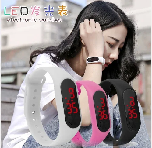 Mode Led Armband Sport Vrije Tijd Student Elektronisch Horloge