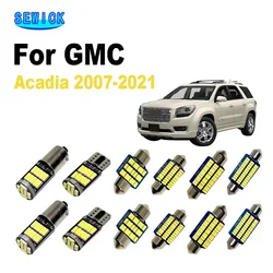 LED Bulbs For GMC Acadia 2007 -2011 2012 2013 2014 2015 2017 2018 2019-2021Canbus Interior Dome Map Trunk Sun Visor Light Kit