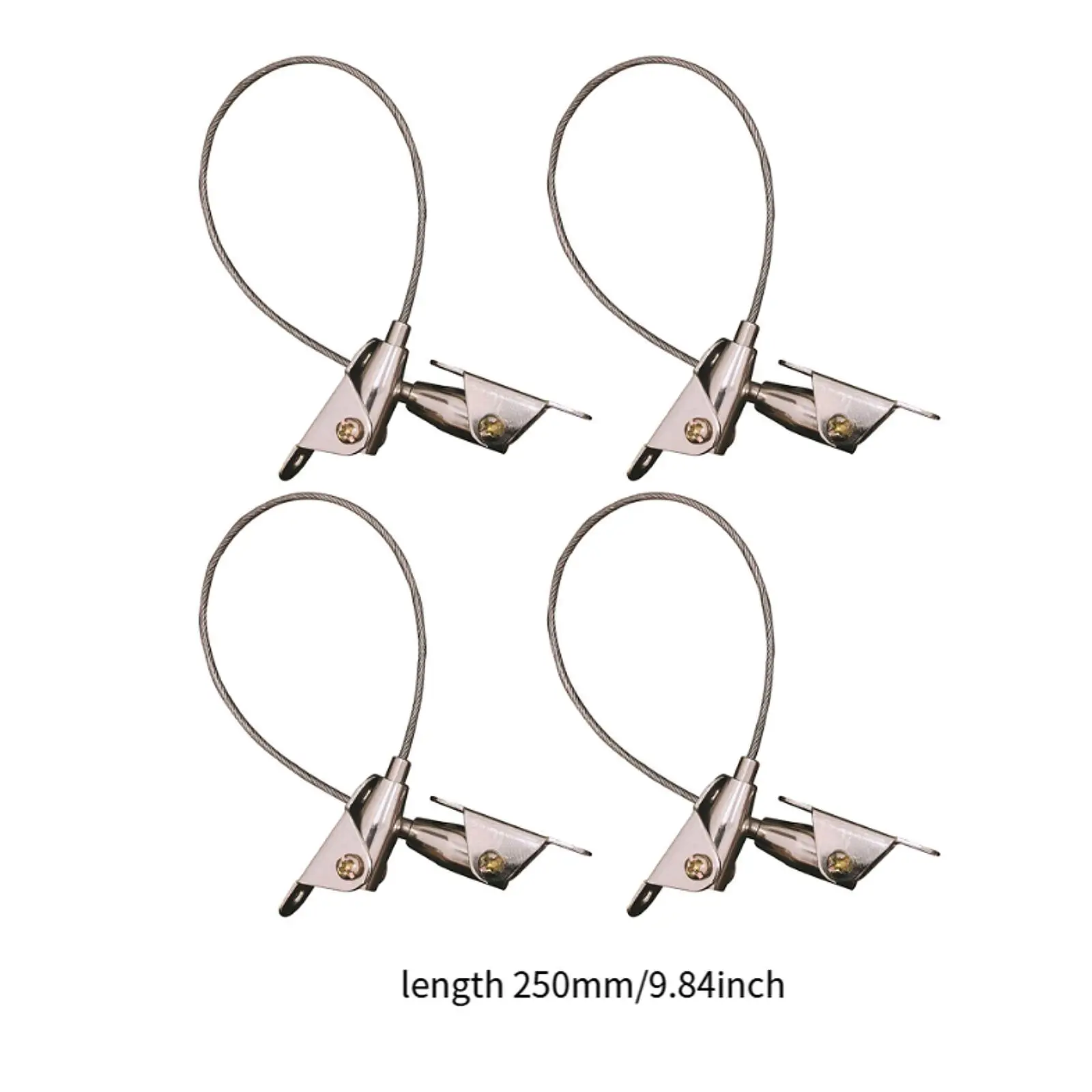 4Pcs Furniture Anchors Wall Anchor Metal Heavy Duty Multifunctional Safe