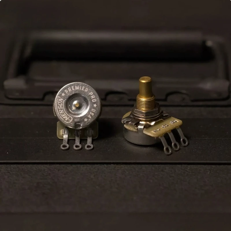 Premium 250K 500K Audio Potentiometer, Compatible with Emerson Spec, for Les Paul Guitar