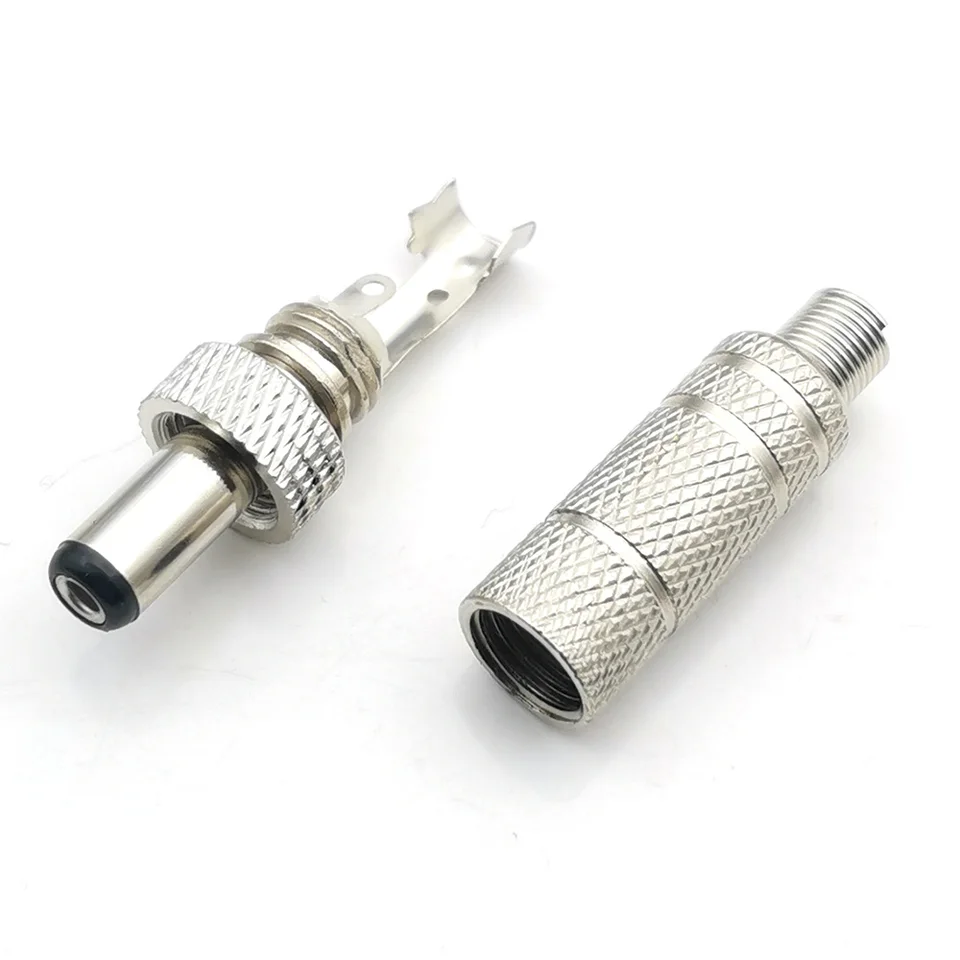 Adapter Klemblok Naar 5,5x2,5 Mm DC-Aansluiting – 2-pins Schroefklem – Geen Solderen – Voor Blote Stroomdraden – Robuust & Veilig – Voor DIY Elektronica En LED-projecten