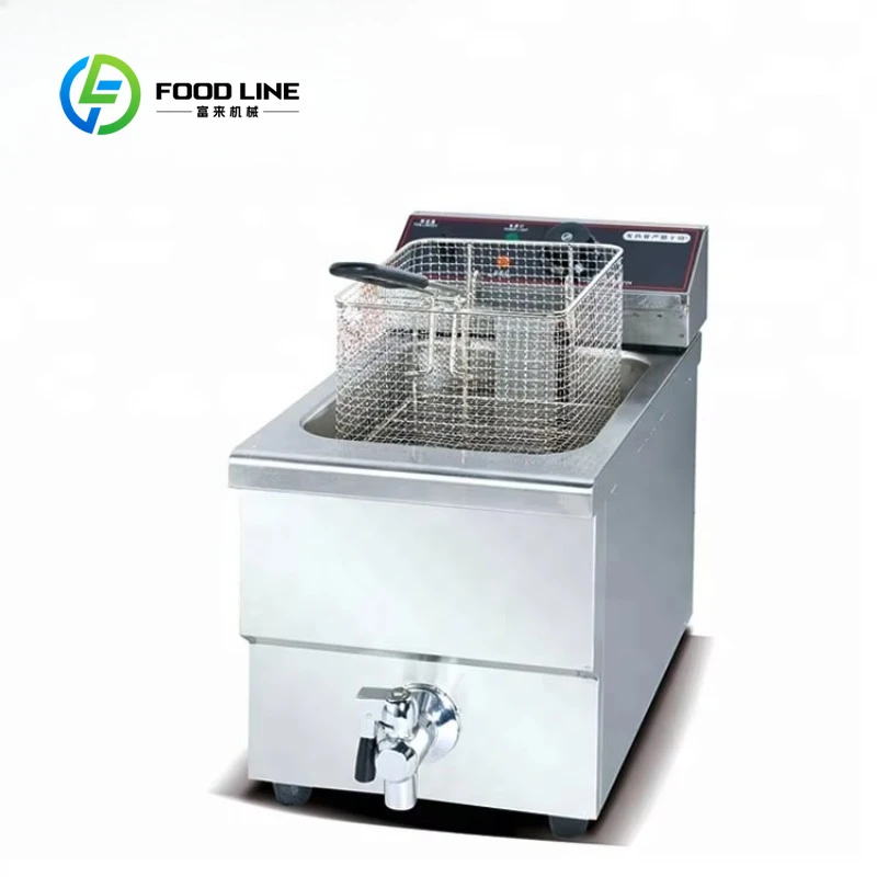 

Customized size Factory direct commercial electric fryer machine potato chips and chicken wings