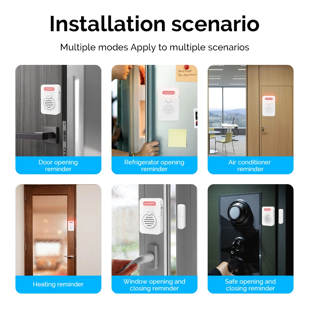 Allarme di sicurezza domestica wireless affidabile e facile da installare con notifica di avviso