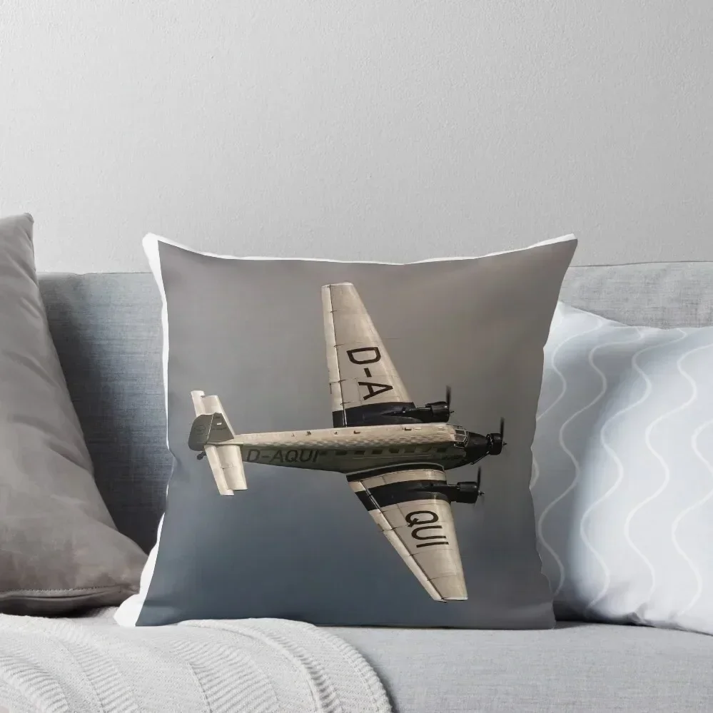 Junkers Ju 52/3m D-CDLH Tempelhof Throw Pillow Cushion Child ornamental pillows for living room christmas supplies pillow