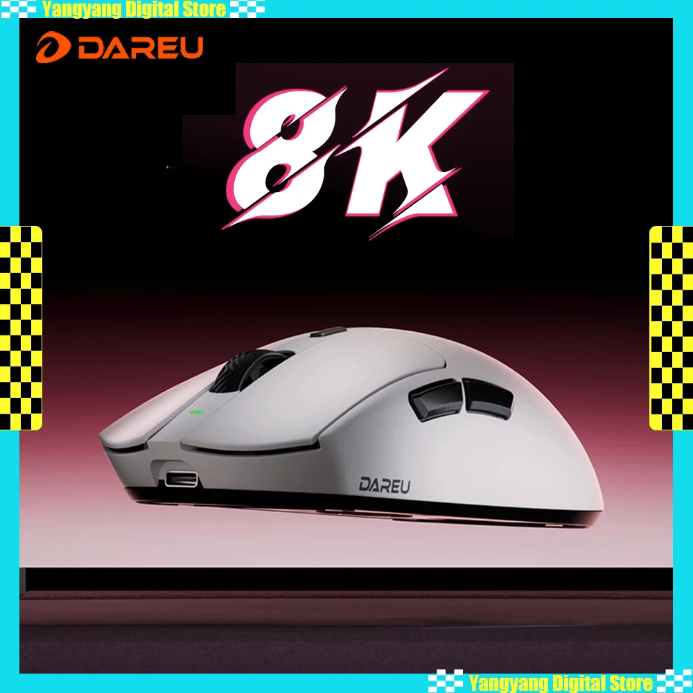 

Dareu AE6 Gaming Mouse Wireless Tri Modes PAW3950 30000Dpi 2.4G Lightweight 8k AIM-Speed Lightweight PC Gamer Accessories Gifts