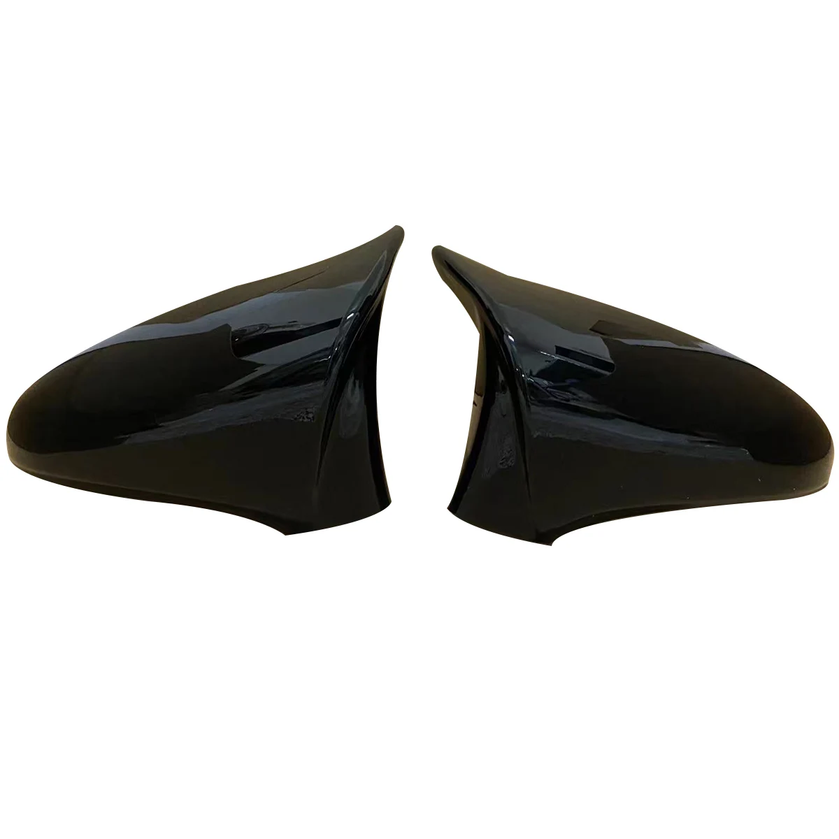 Glossy Black/Carbon Look Car Side Door Rearview Mirror Cover For LEXUS IS ES GS LS CT RC F-Sport IS200 2014-2020 Mirror Caps