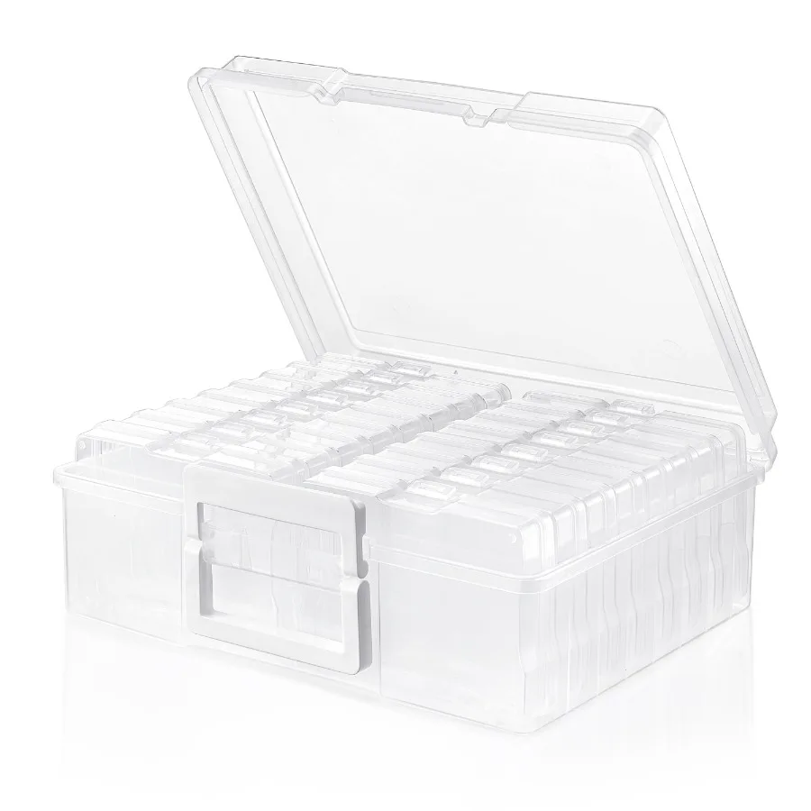 Compact 4x6 Photo Organizer with Cases
