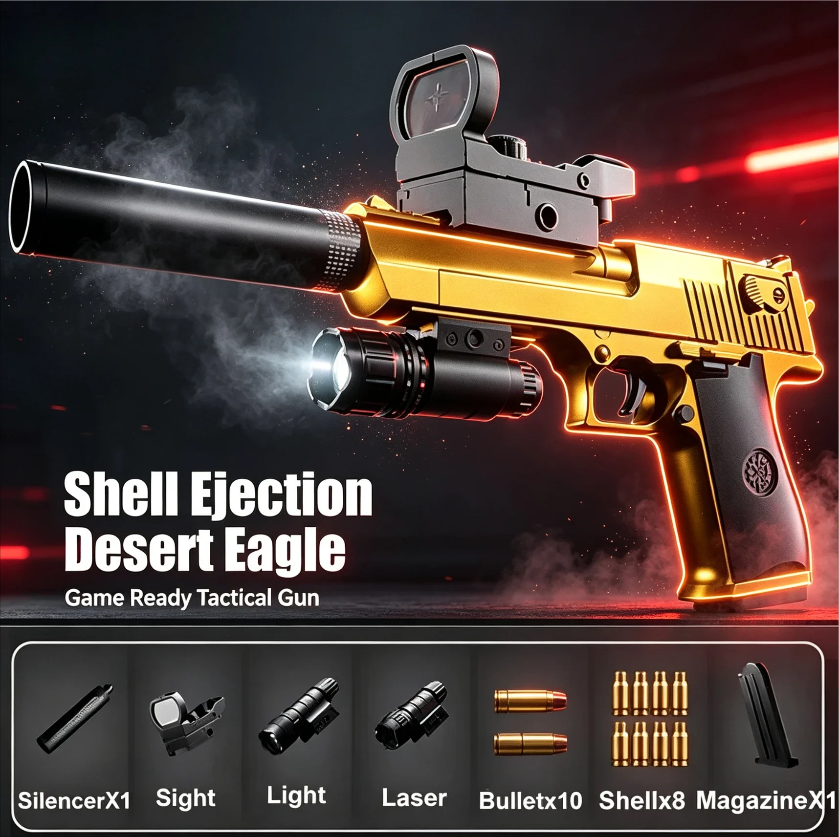 Educational Toy Gun Shell Ejecting Toy Foam Soft Bullet Blaster for Kids Boys Adults Airsoft Pistol Children Birthday Gift