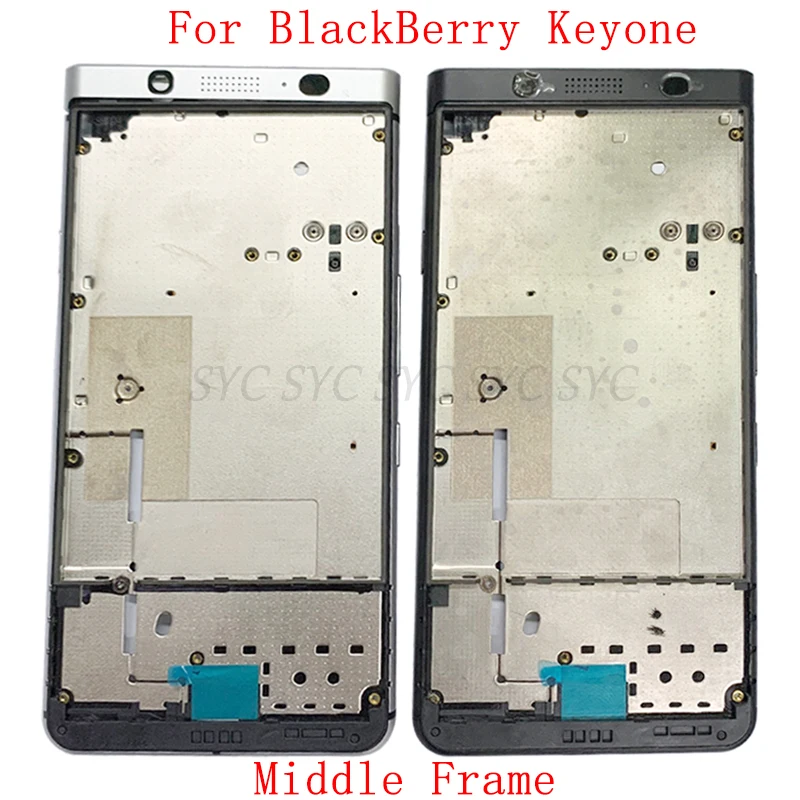 Middle Frame Housing LCD Bezel Plate Panel For BlackBerry Keyone Phone Metal LCD Frame Repair Parts