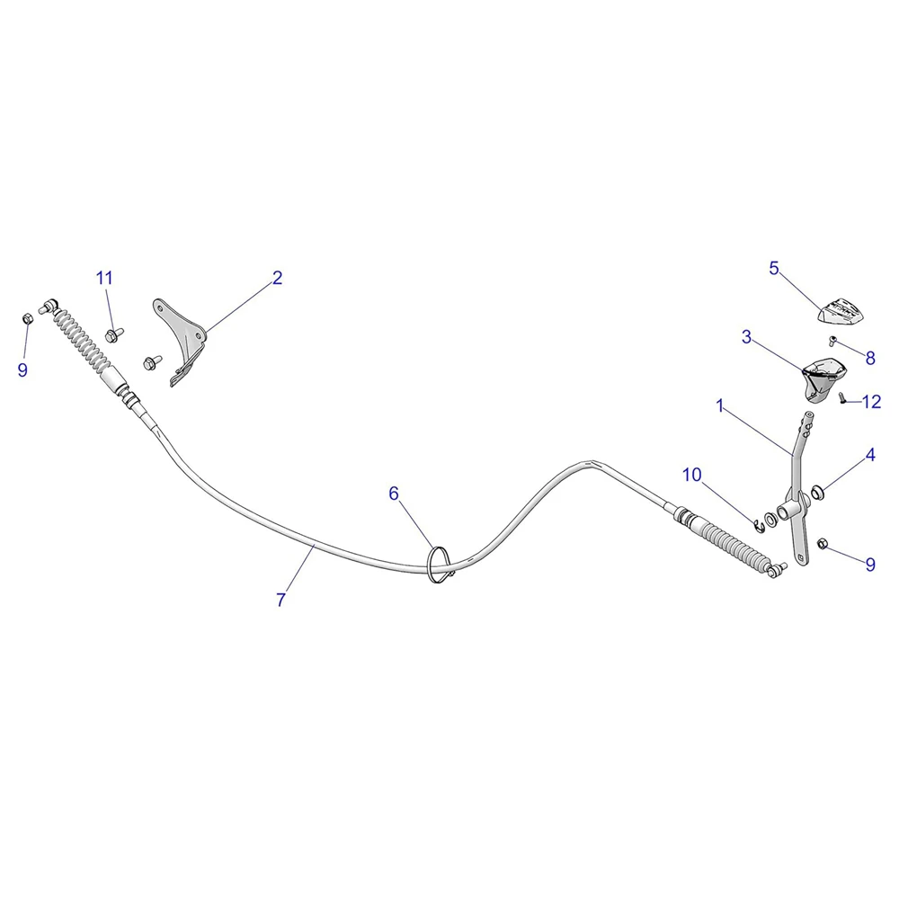 Cabo de controle de mudança de marcha para Polaris, Selector, 2 lugares, RZR XP Turbo, 2014-2020, 7081862, 2016-2021