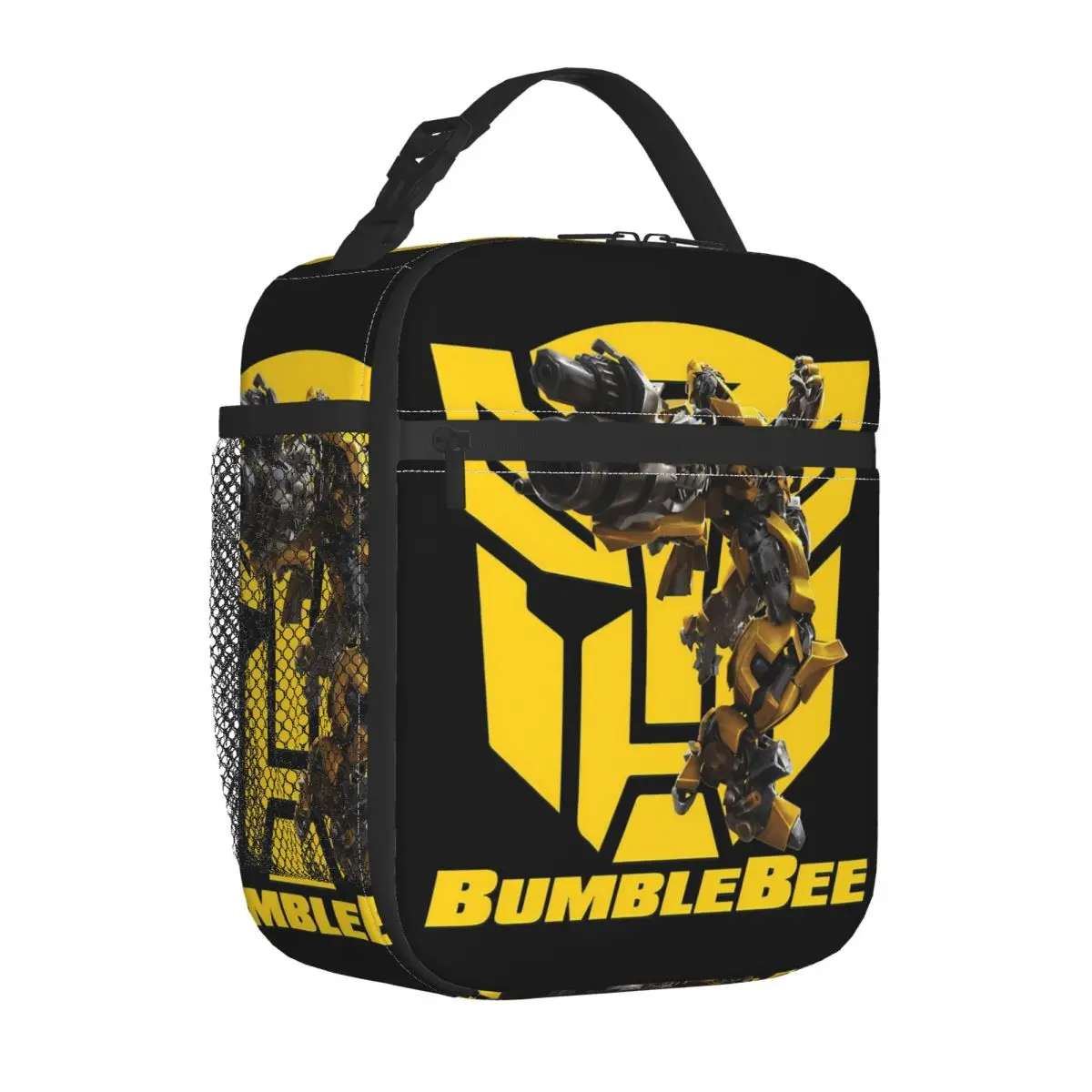 Bumblebee Transformers Accessories Insulated Lunch Bag For Travel Food Container Portable Cooler Thermal Lunch Boxes