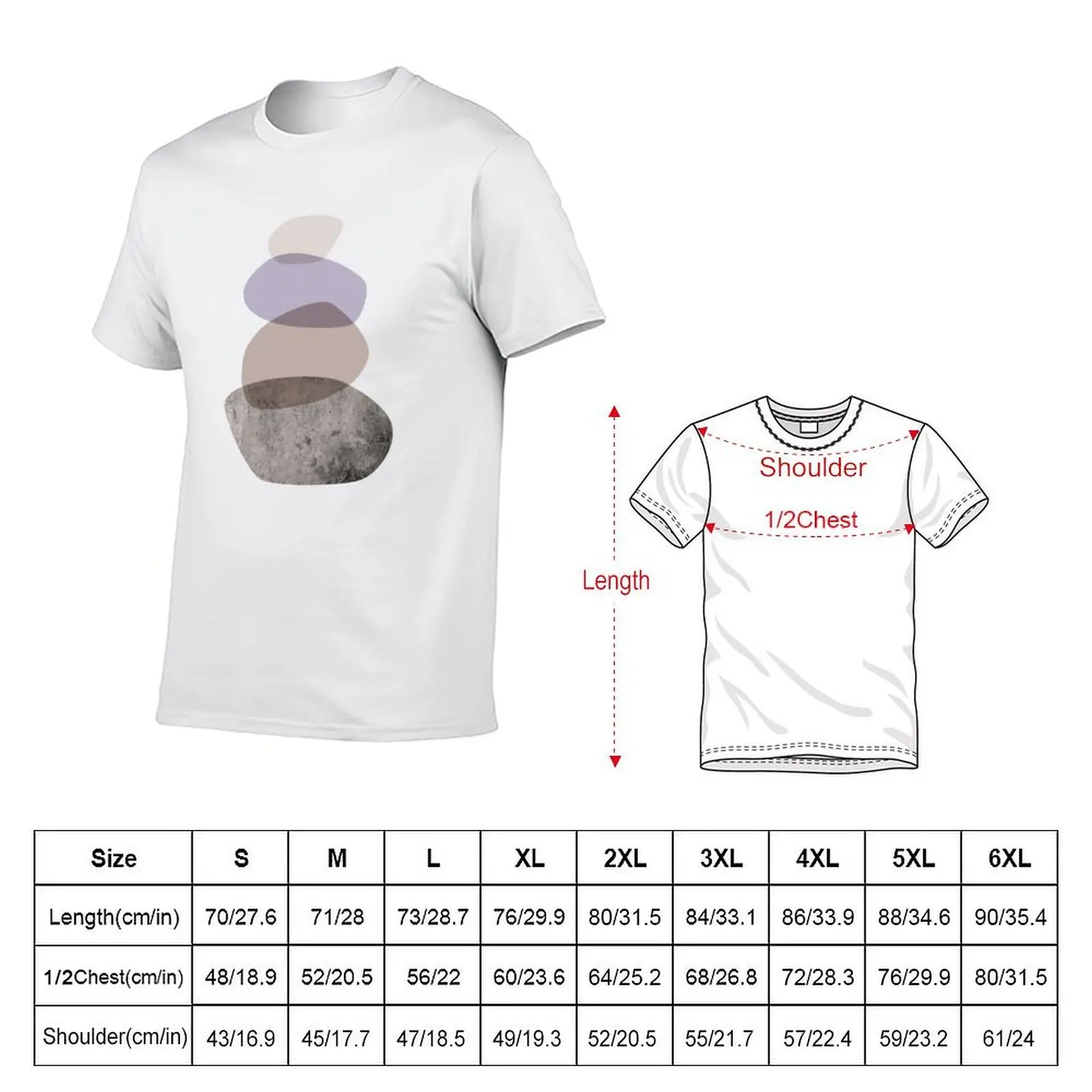Balancing Stones T-Shirt animal prinfor boys topping t shirts for men graphic