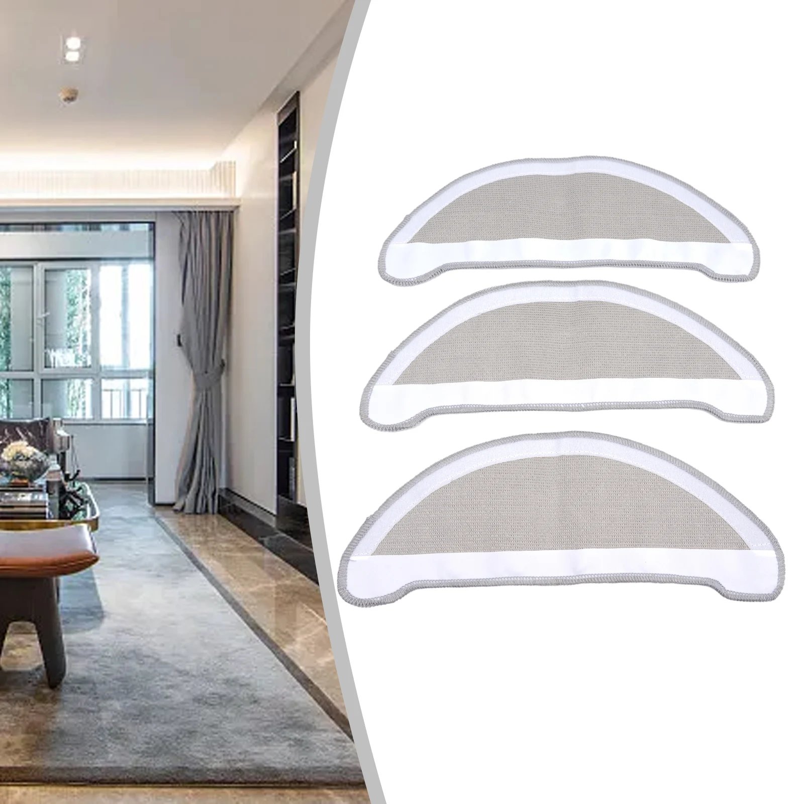 Useful Brand New Mop Cloths Parts Vacuum Cleaner Washable Water Absorption Replacement Reusable 3pcs Accessories