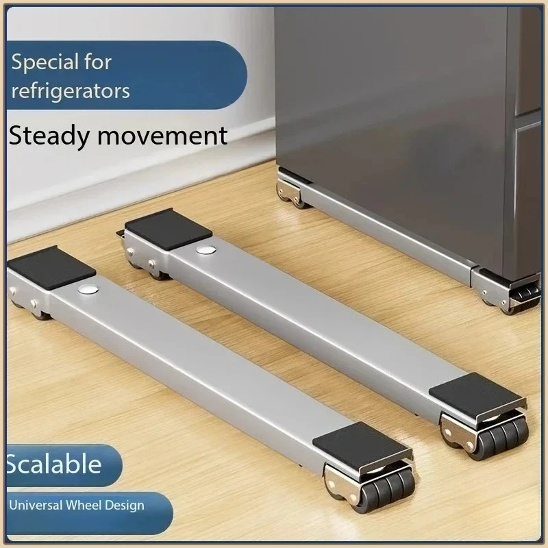 Utilizzato per lavatrici Porta frigorifero da 45-70 cm antiruggine Supporto antiurto regolabile in acciaio inossidabile da 300 kg