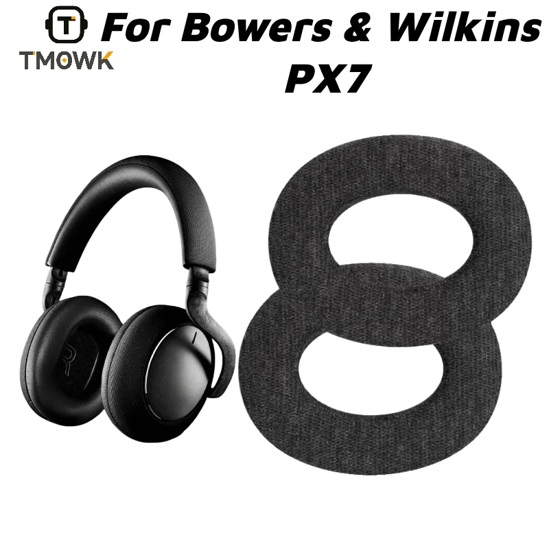 For Bowers & Wilkins PX7 Bluetooth Noise Cancelling Headset Replacement Cotton Fabric Pads, Comfort Soft Ear Cushion Accessories
