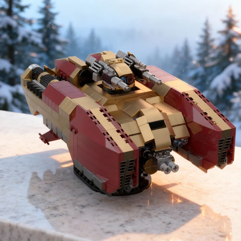 

817pcs MOC Adeptus Custodes Coronus Grav Carrier Model Building Blocks Creative Gift DIY Display Decor Adult Premium Kids Desk