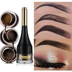 4 Colors Waterproof Eyebrow Cream Lasting Air-cushion Dye Brows Tint Gel Brown Natural Makeup Eyebrow Tattoo Enhancer Cosmetic