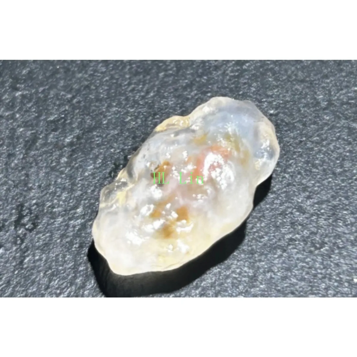 Loose Gemstone Candy Agate in Glass Vial, 10-15mm Natural Unpolished, Mineral Specimen, Pendant Making Collection.Candy Agate