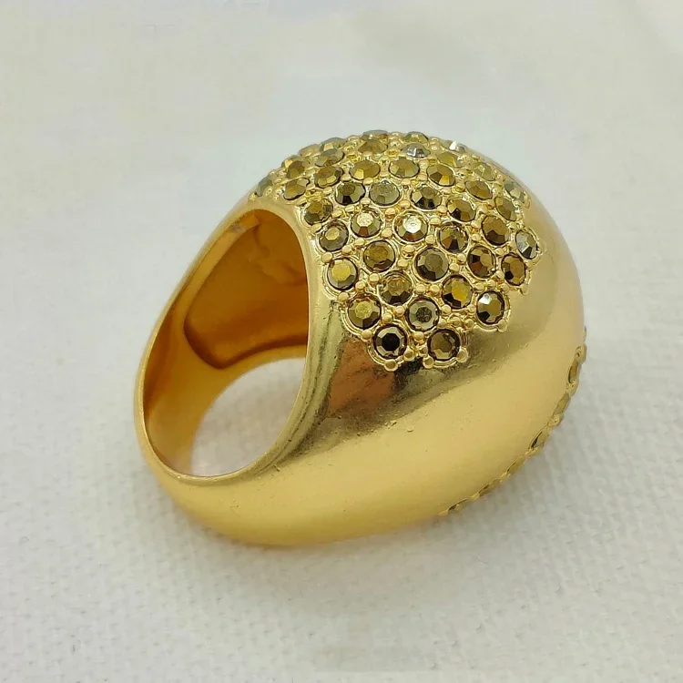2026 Europe America Designer Metal Ball Gold Silver Luxury Ring Charm Woman Jewelry Trend