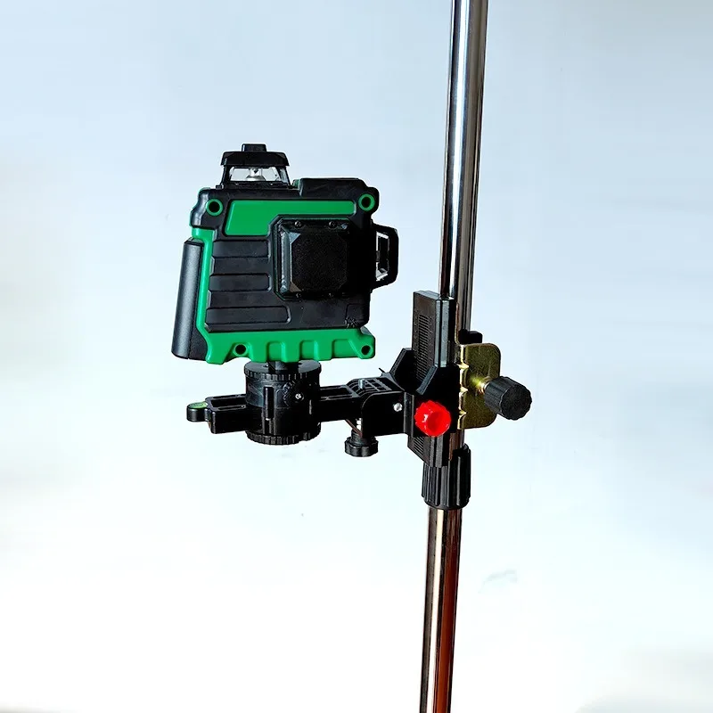 Nivel láser profesional de acero inoxidable, varilla telescópica, accesorios de nivel láser Universal ajustables, pieza de herramienta para sitio de construcción