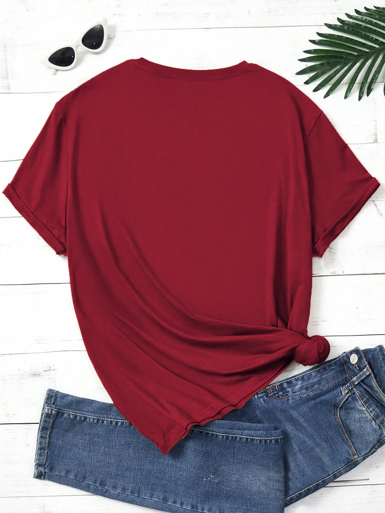 Zomer Dames Plus Size T-shirt Origineel Ontwerp Sneeuwvlok Kerstmuts Gedrukt Dames Casual Ronde Hals Korte Mouwen Tops