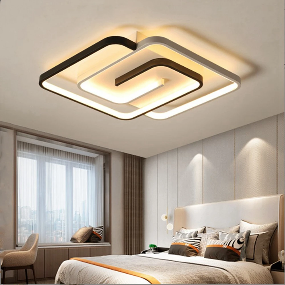 Simple Living Room Ceiling Lamp Modern Intelligent LED Bedroom Dining Room Chandelier Creativity Indoor Decoration Lamps