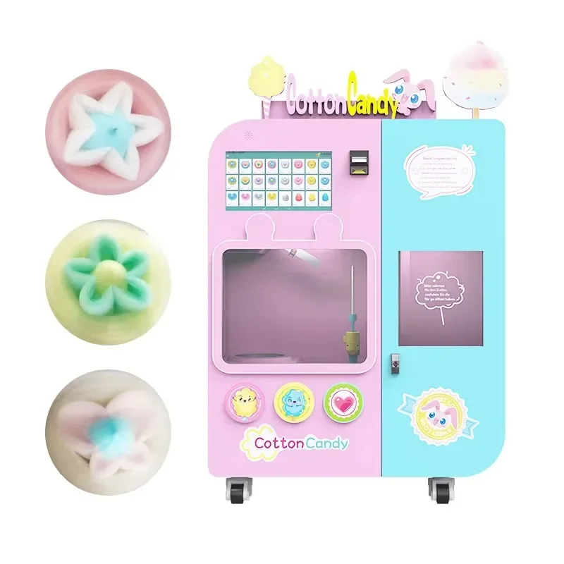 YG Automatic Cotton Candy Machine Sugar Cotton Candy Floss Machine Cotton Candy Vending Machine 2025 Hot High Quality