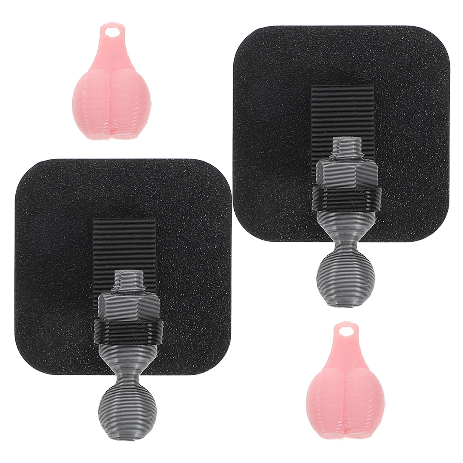 

2Pcs Compact Trailer Hitch Ball Cover - Humorous Mini Towbar Ball Cap for Trucks Easy Carry Install Replacement Towing Exterior