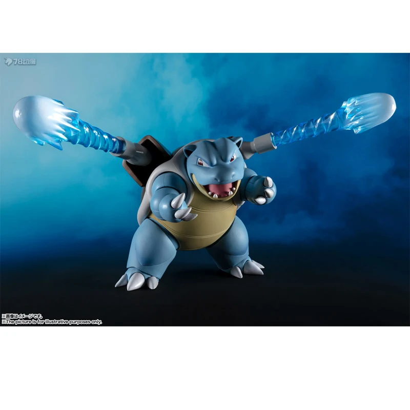 Bandai Original SHF POKÉMON BLASTOISE -ARTS REMIX-อะนิเมะ Action Figure Assembly ของเล่นสะสมเครื่องประดับของขวัญ