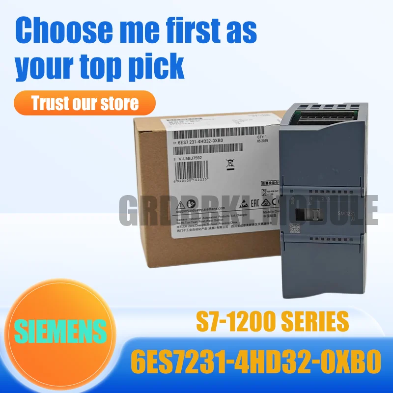 

Новый оригинальный модуль аналогового ввода SIEMENS 6ES7231-4HD32-0XB0 6ES7 231-4HD32-0XB0 S7-1200