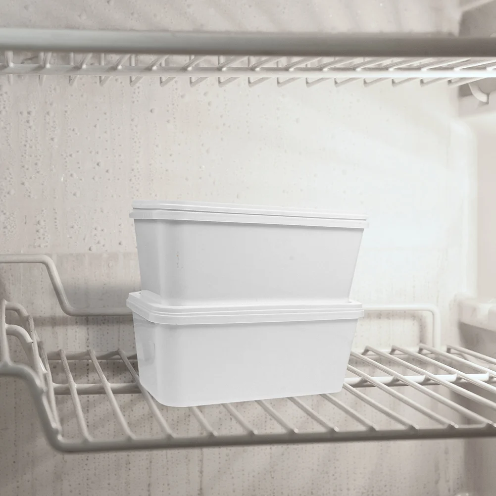 Ice Cream Box Container Household Storage Keeper Tub Containers Food Reusable Freezer for Pp Kitchen