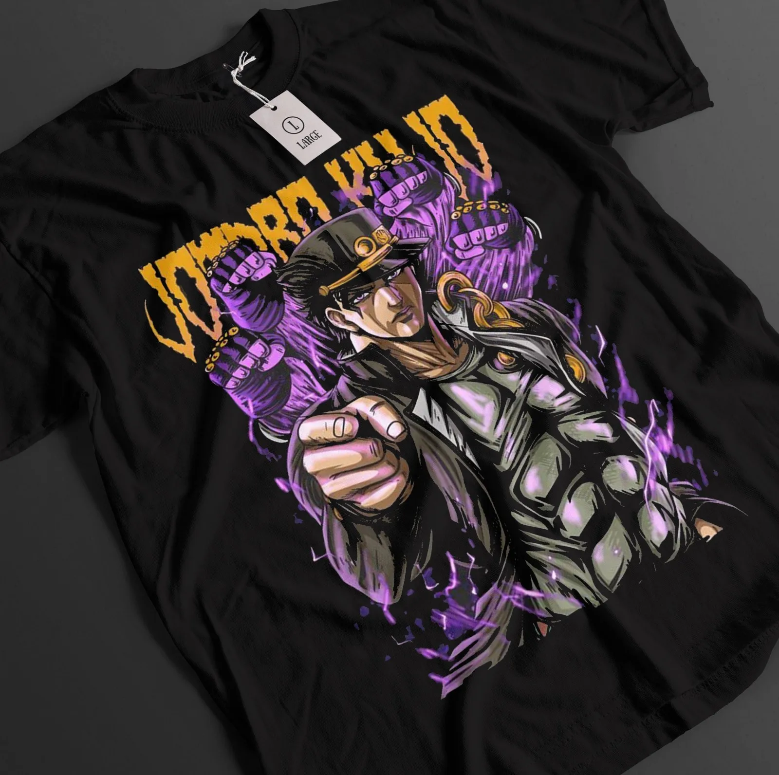 Jojo's Bizarre Adventure T-Shirt Jotaro Tshirt Dio Joseph Shirt Giorno Anime Tee
