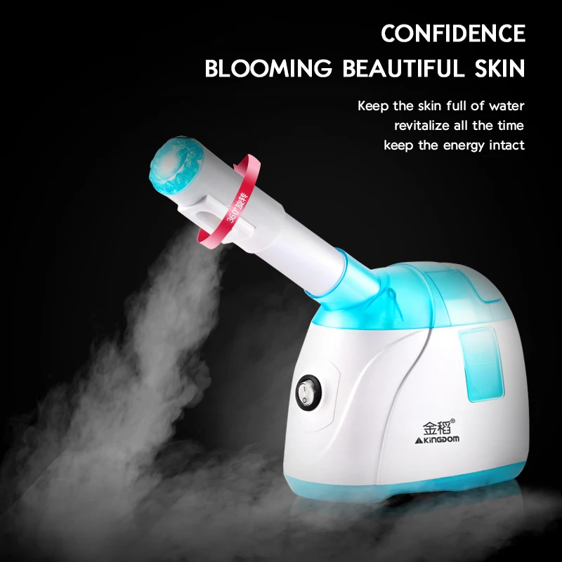 Face Heated Humidifier & Hair Vaporizer Face Moisturizer Hair Facial Steamer Vaporizer Sprayer Sauna Salon Hydration Skin Care