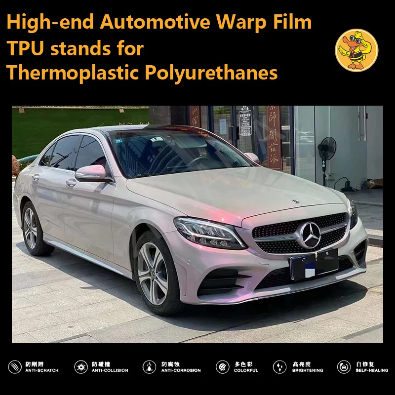 

High-end Automotive TPU car stickers vinilo adhesivo para auto vinyl wrap covering film voiture Two-tone candy volcanic grey