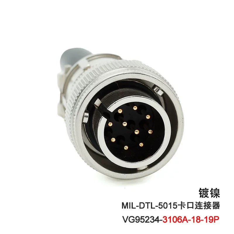 MS3108A MS3106A MS3102A VG95234 18-19S 18-19P 18-19 Bayonet Connector 10 Pin Core Plug Socket Buckle Type CA06COM CA08COM