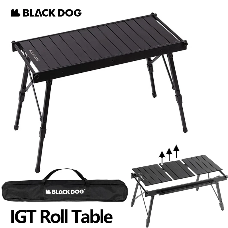 

Naturehike Blackdog IGT Table Folding For Outdoor Camping Travel Removable Desktop Adjustable Lightweight Burner BBQ Table 4kg