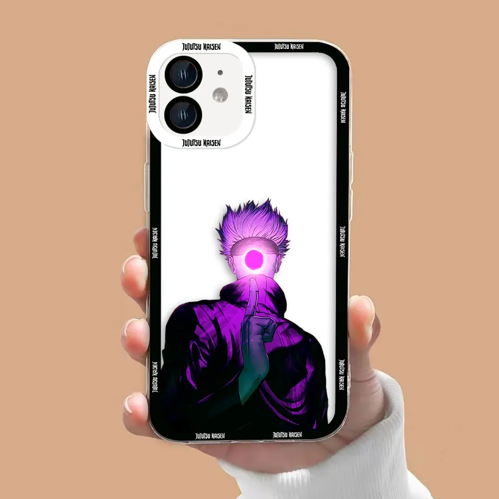 Jujutsu Kaisen Gojo's Sukuna Trasparente Cassa Del Telefono Per OPPO A98 A94 A92 A79 A78 A74 A60 A58 A57 A55 A53 A17 A16 A15 A9 A5 A3 A5X Caso