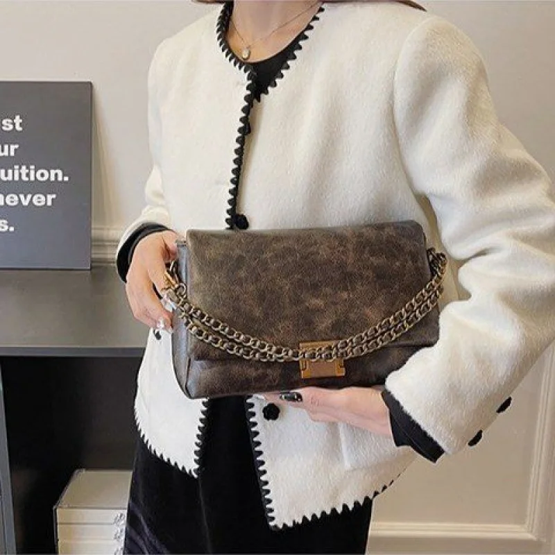 

Stylish-chic 2025 New Ladies Luxury Brand Leather Shoulder Bag Famous Designer Classic Popular Casual​