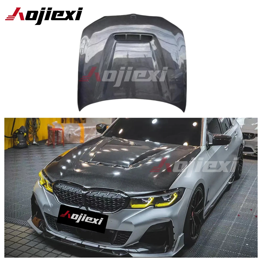 

Hight Quality CS Style Carbon Fiber Engine Hood for BMW 3 Series G20 G21 Touring 2019-2025 Carbon Bonnet Body Kit