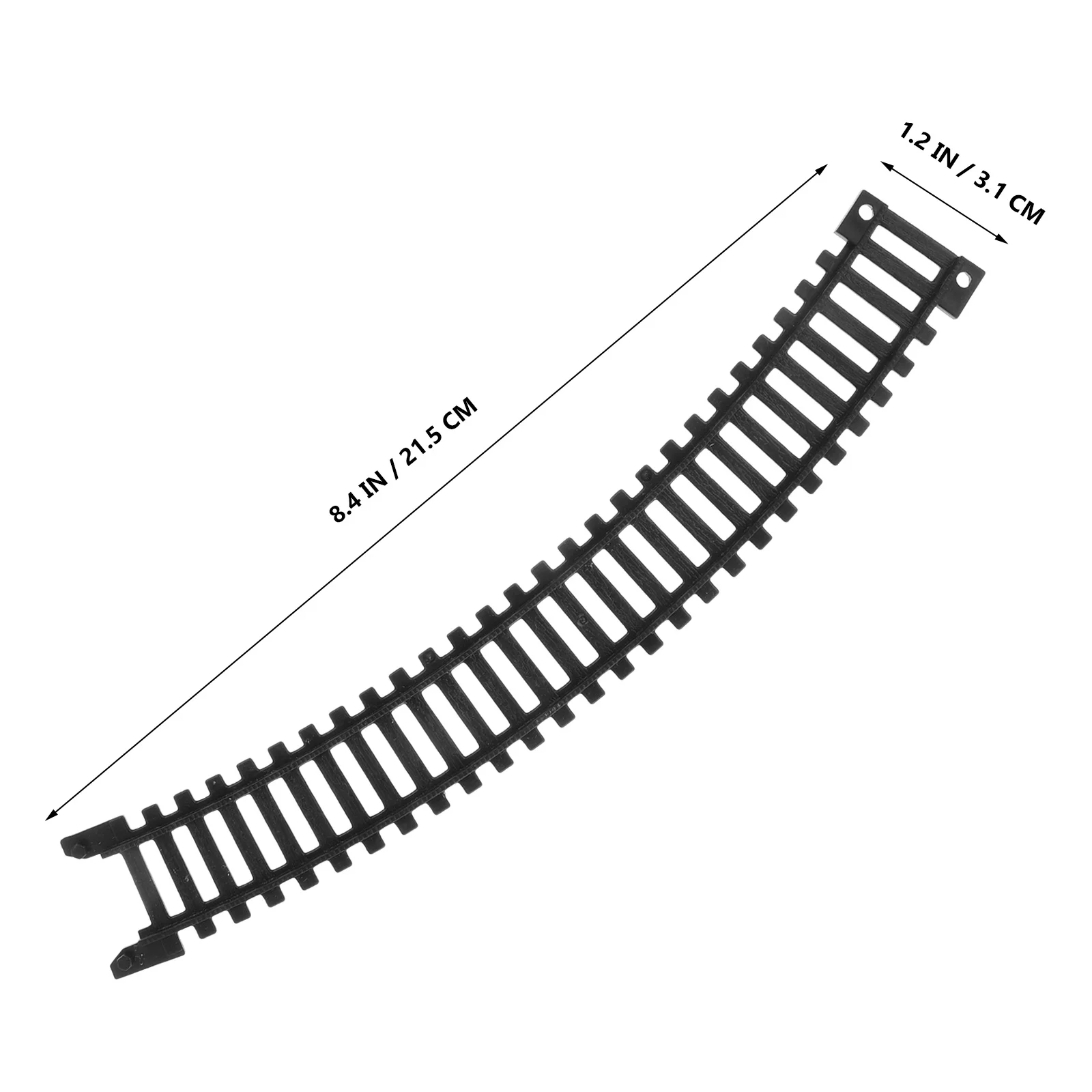 Pacote de expansão de trilha de trem elétrico, 5 peças, sistema ferroviário de plástico, peças de reposição, conjunto educacional, acessórios, capa