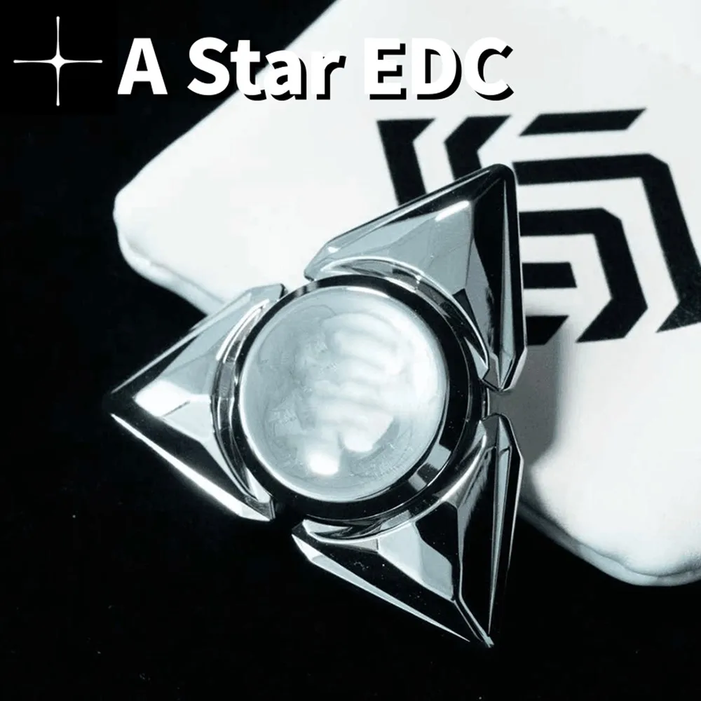 

A Star EDC Prism Fidget Spinner Игрушка для снятия стресса Непоседа игрушки для взрослых Гаджеты для снятия тревоги Трехлезвийный Спиннер
