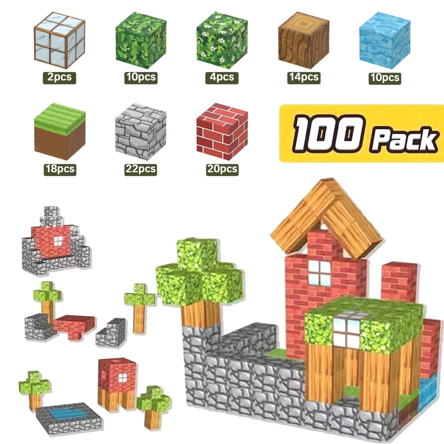 STEM Montessori Sensory Building Cubes 3