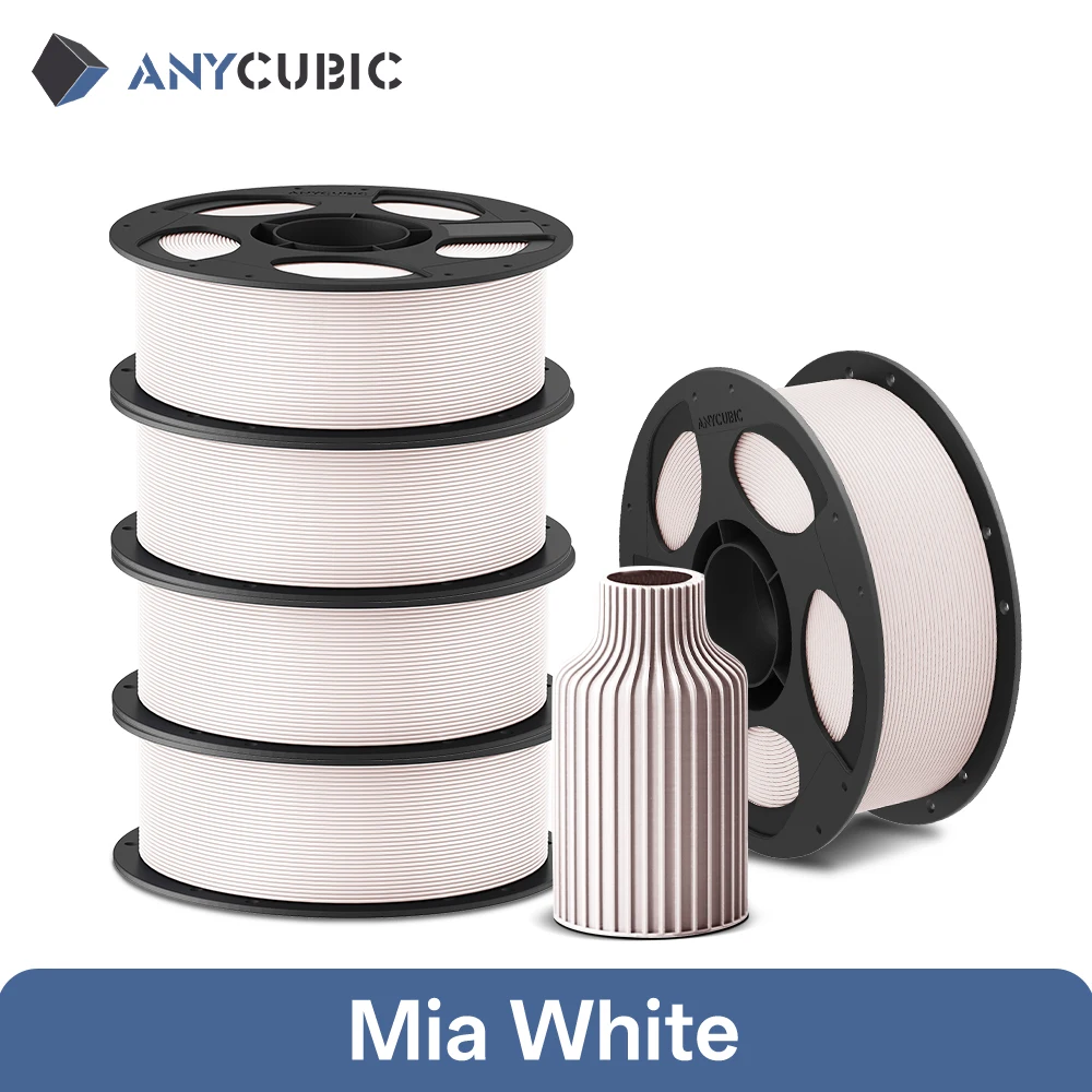 ANYCUBIC 5 kg PLA-Filament für FDM-3D-Drucker, 1,75 mm, umweltfreundliches 3D-Druckmaterial, Fehlung für Kobra S1C K3C EU US-Lager