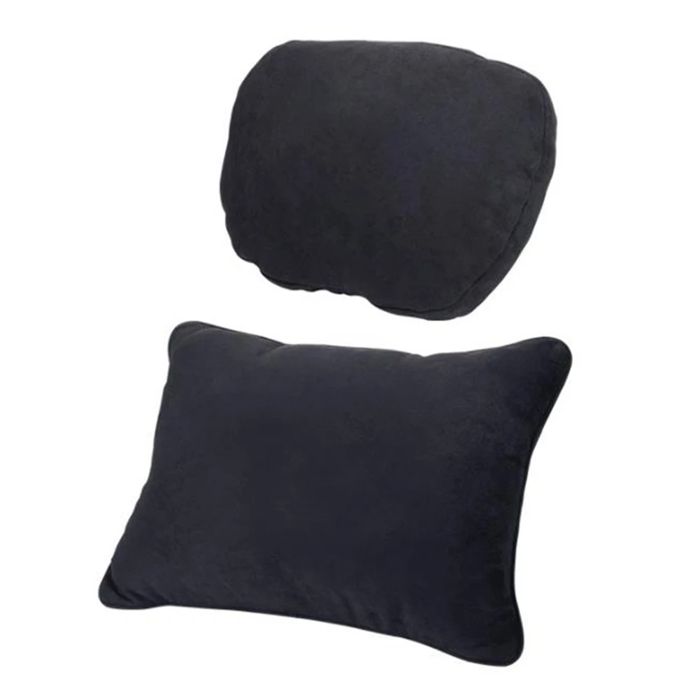 

For Tesla Model 3 Model Y X S Car Seat Headrest Neck Pillow Cushion Turn Fur Suede Headrest Backrest Waist