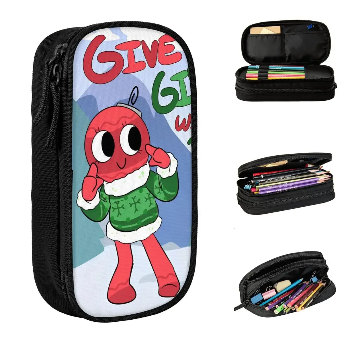 

Game Dandy's World Pencil Cases Pencilcases Pen for Girls Boys Big Capacity Bag School Supplies Zipper Stationery