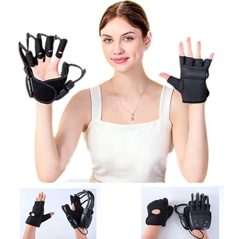 

Intelligent Rehabilitation Robot Gloves Adjustable Design USB Powered Hand Function Recovery Training Equipment