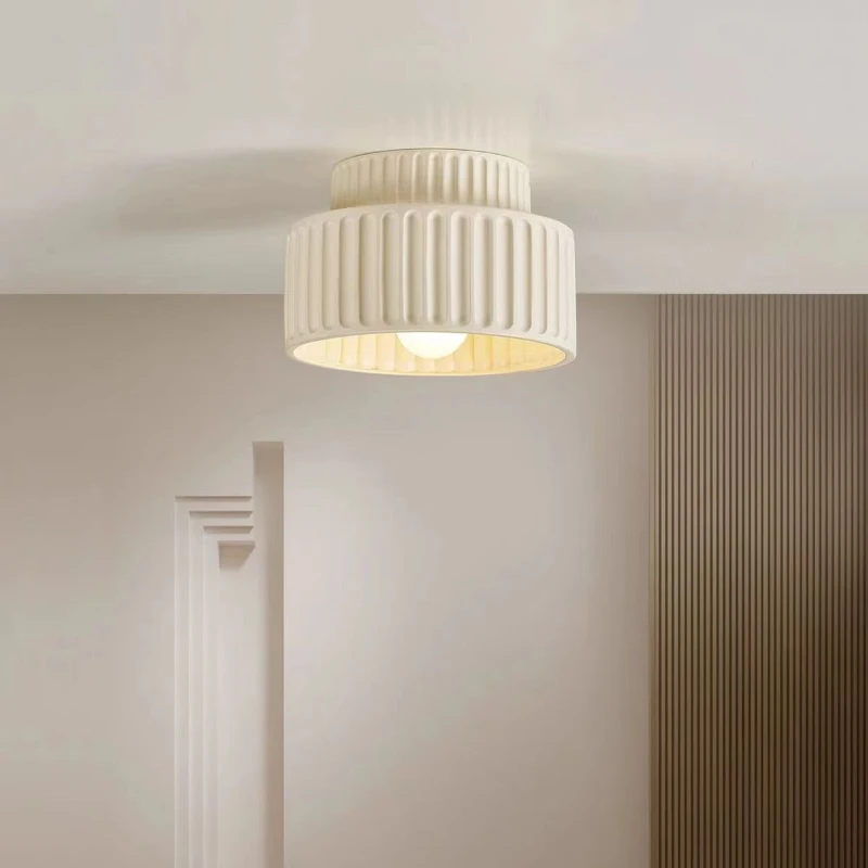 

Nordic LED Ceiling Light Resin Lamp for Bedroom Hallway Living Room Study Restaurant Minimalist Home Indoor Decoration Luminaire